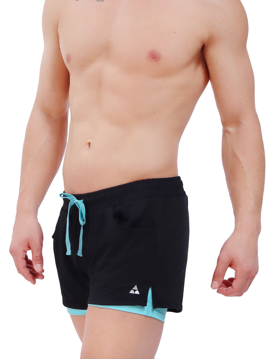 men's black shorts - Body Aware