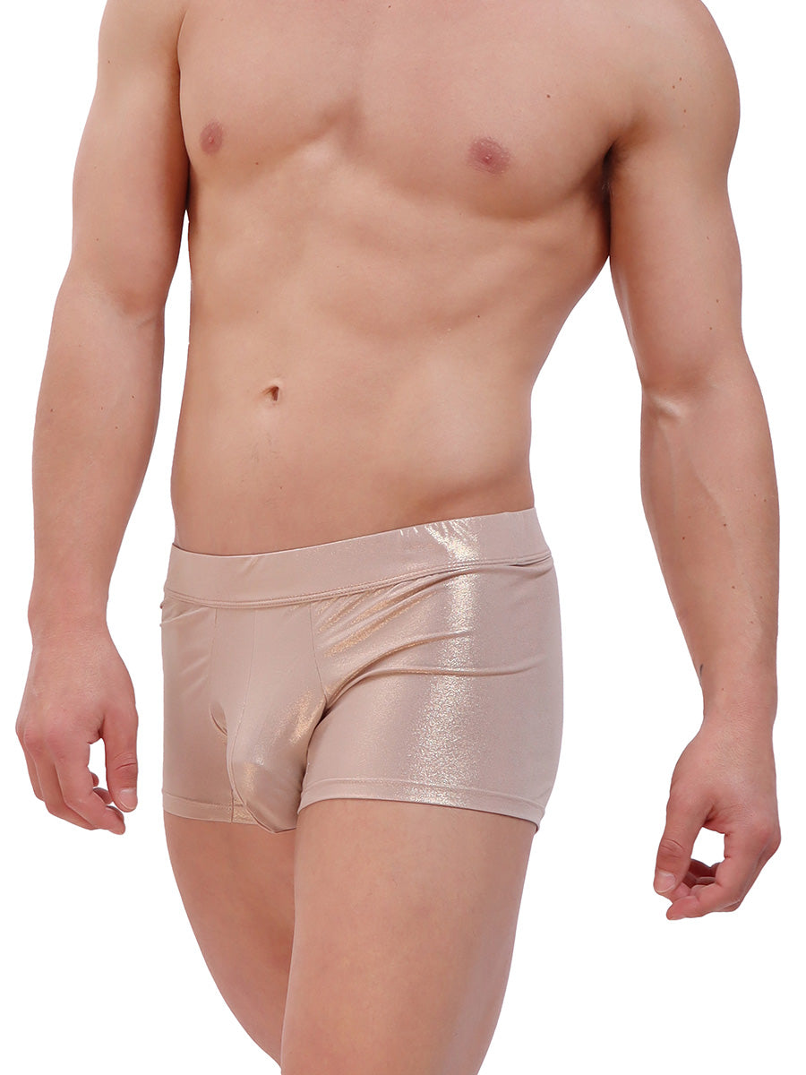 men's gold metallic boxer shorts Body Aware