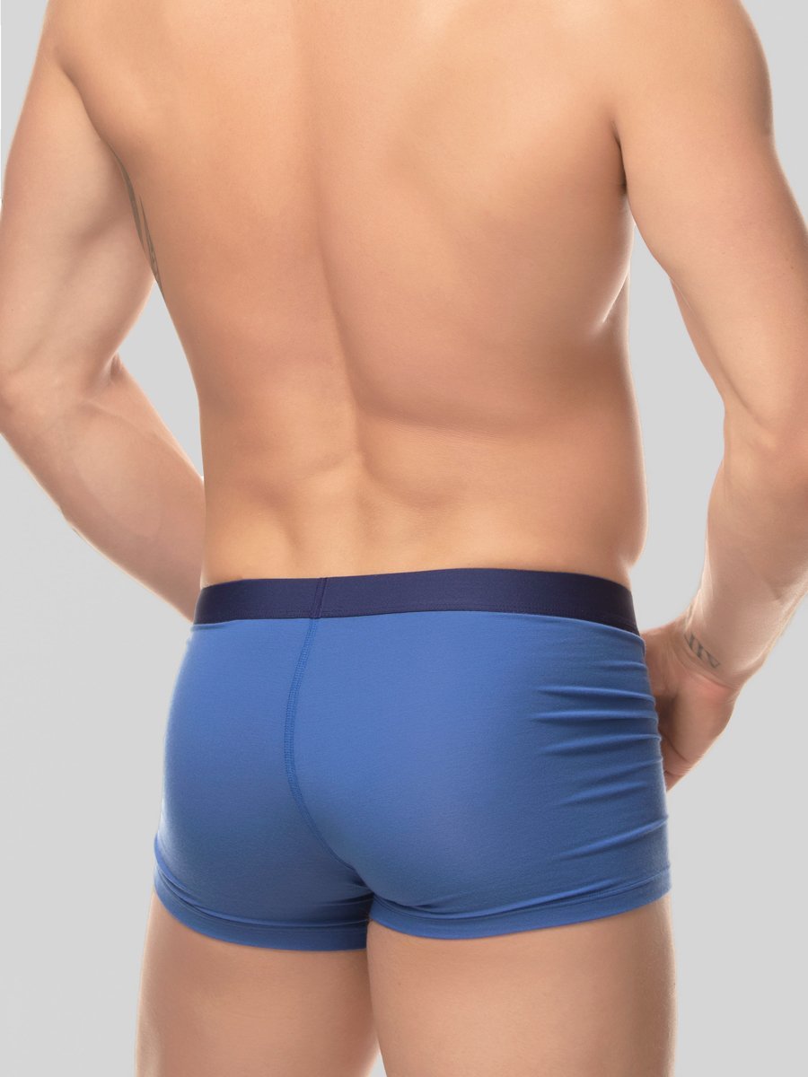 men's blue modal boxer briefs