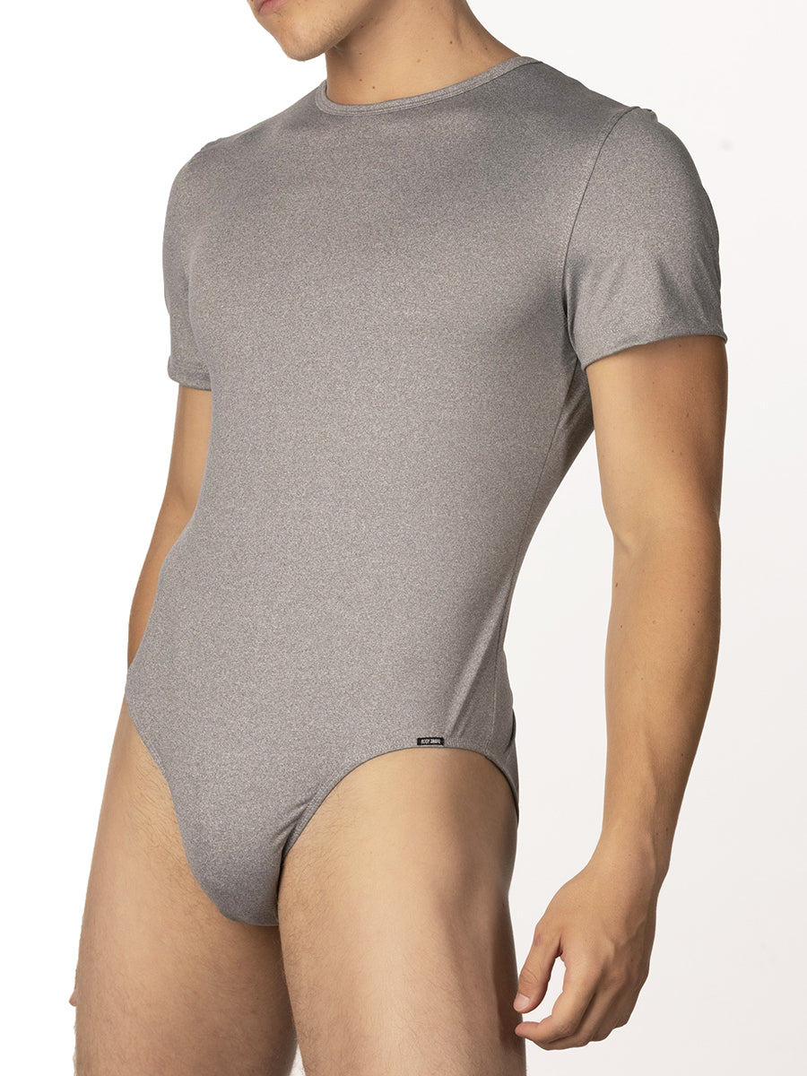 Men's grey t-shirt bodysuit
