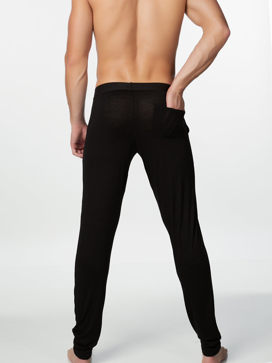 men's black jogging pants