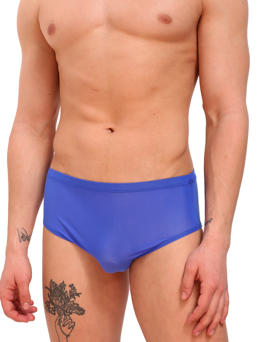 Men's Blue High-Waisted Brief - Sexy Underwear For Men - Body Aware