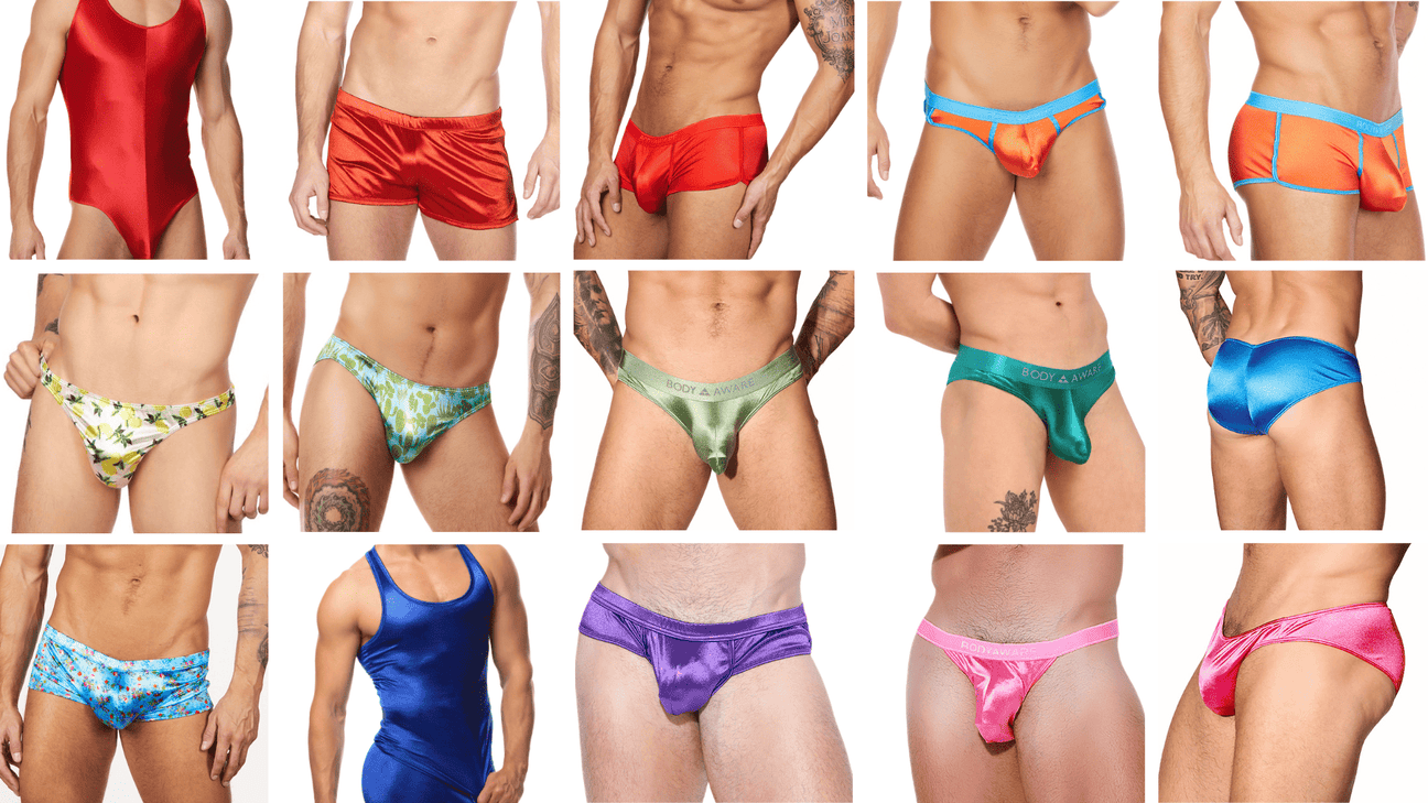 Men's Satin Underwear by Body Aware