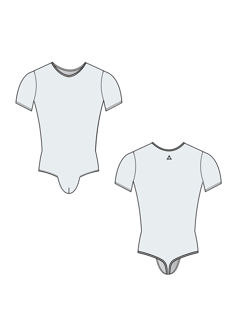 Short Sleeve Thong Cotton Bodysuit