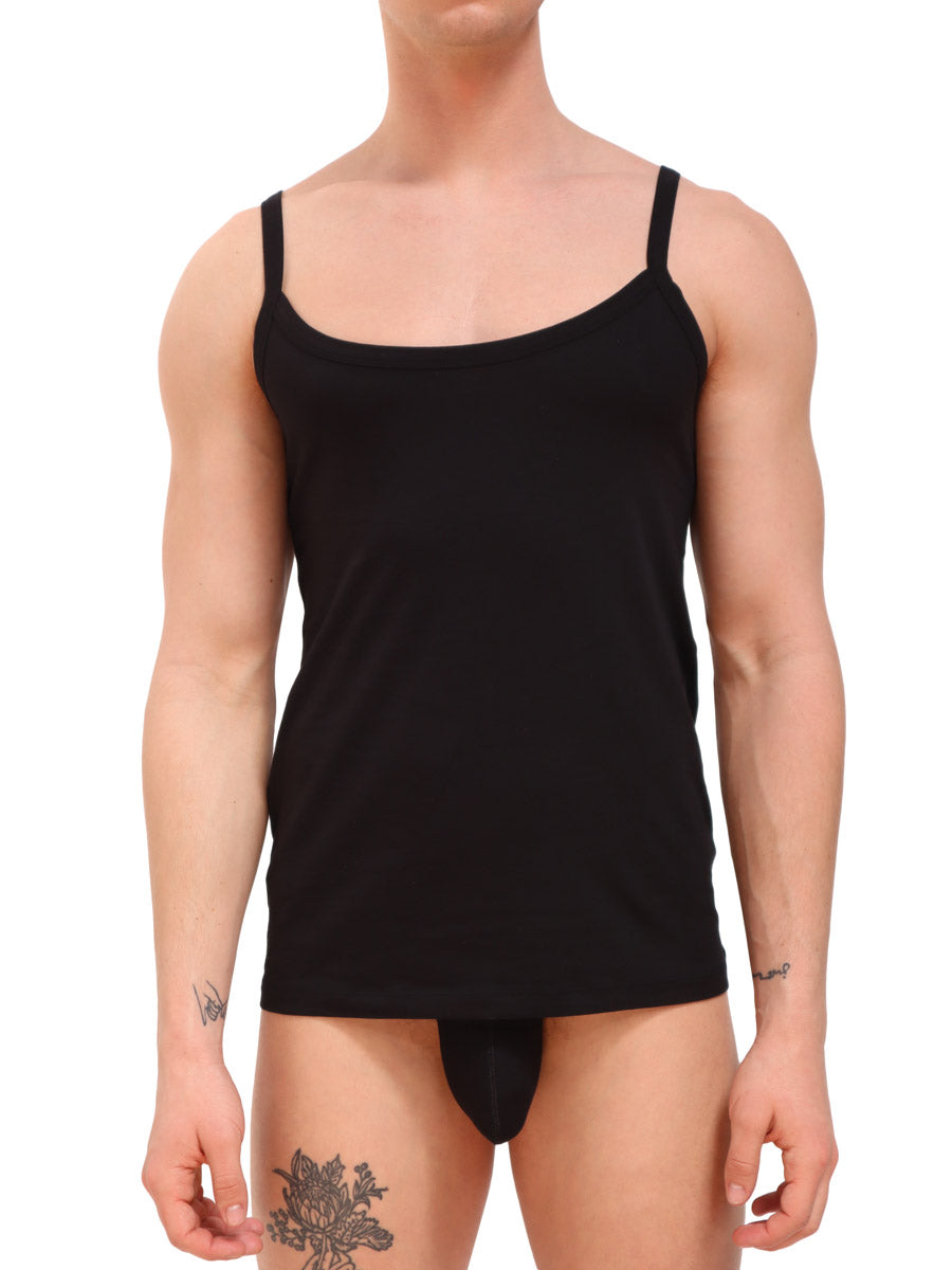 Men's Grey Organic Cotton Tank - Eco-Friendly Underwear - Body Aware