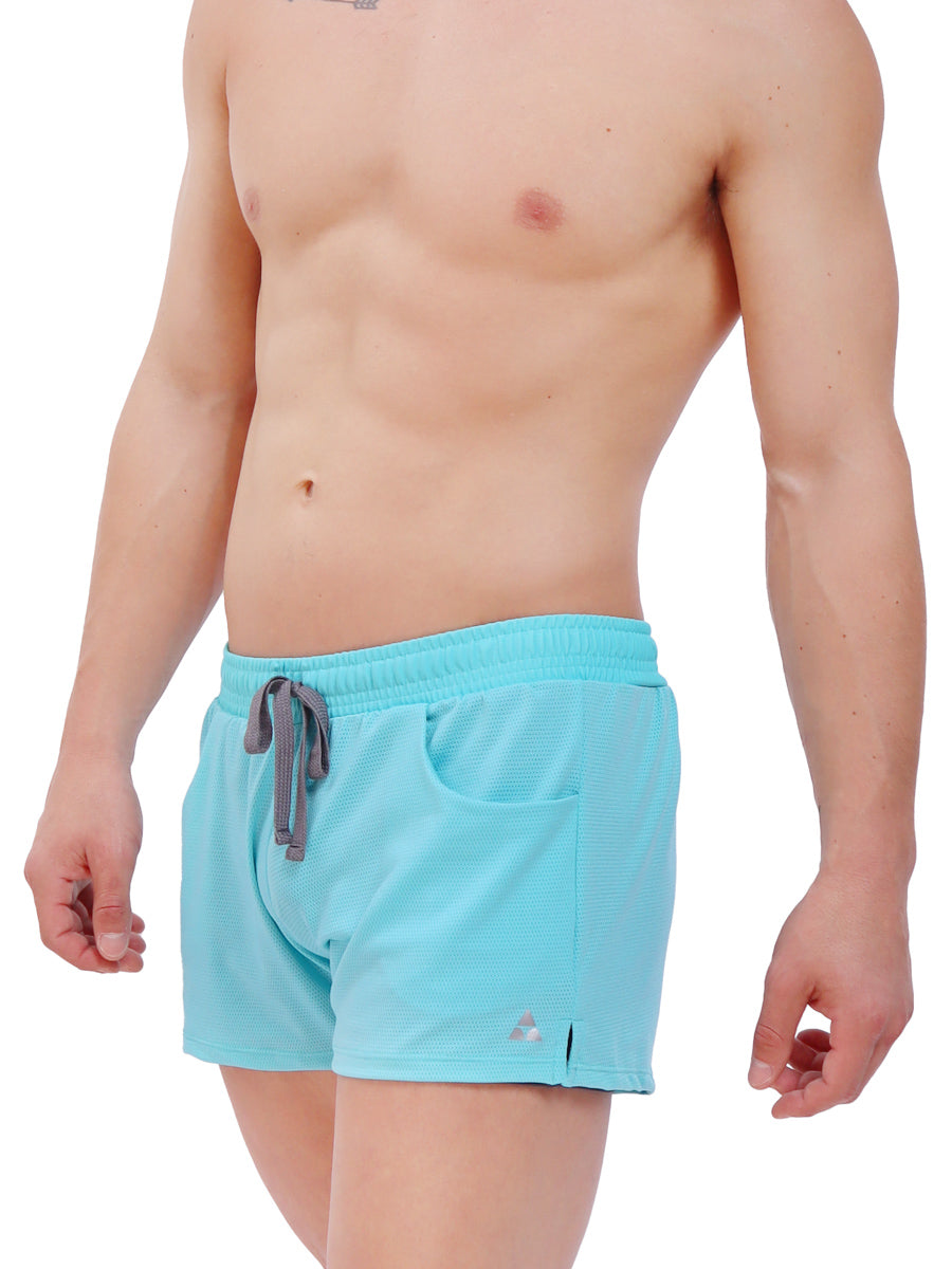 men's turquoise shorts - Body Aware