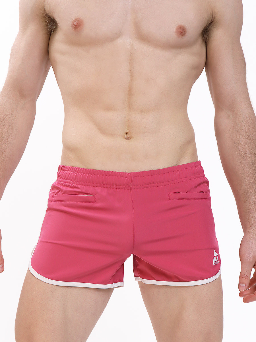 men's pink running shorts - Body Aware