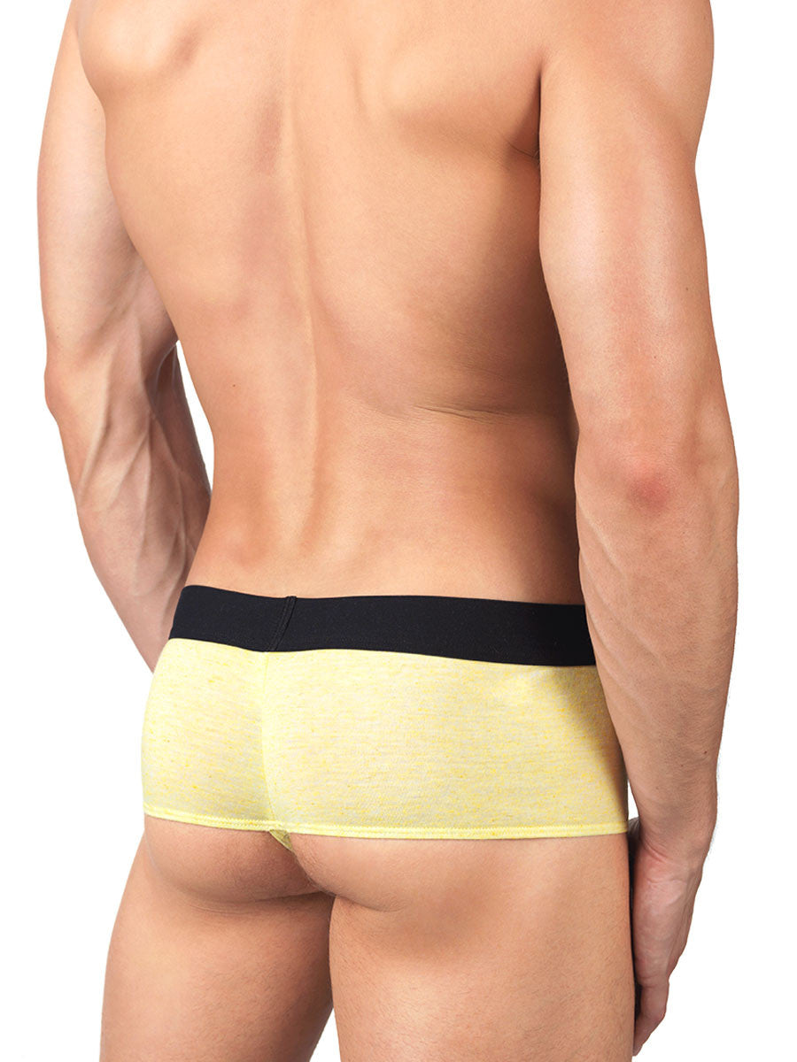 Linen Booty Short Yellow