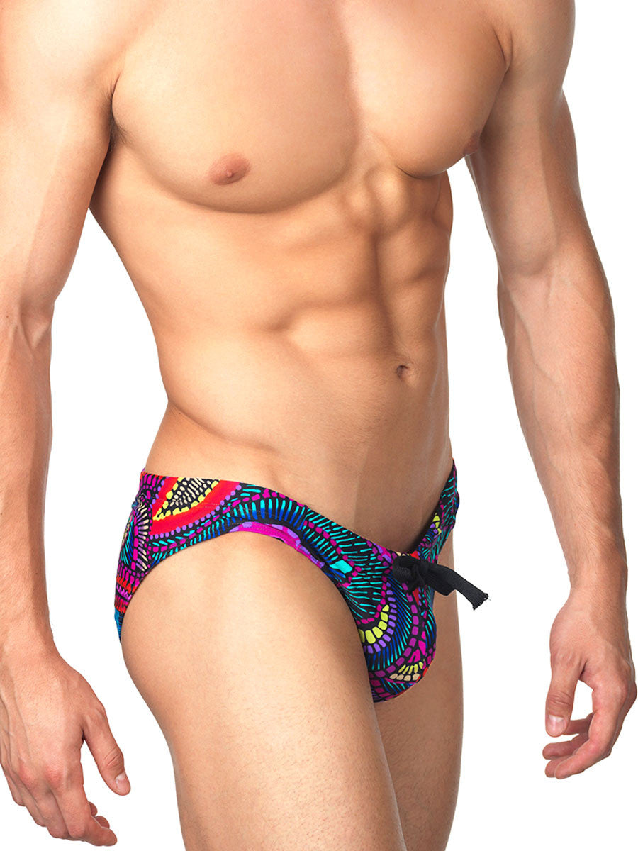 Mosaic Swim Brief Mosaic