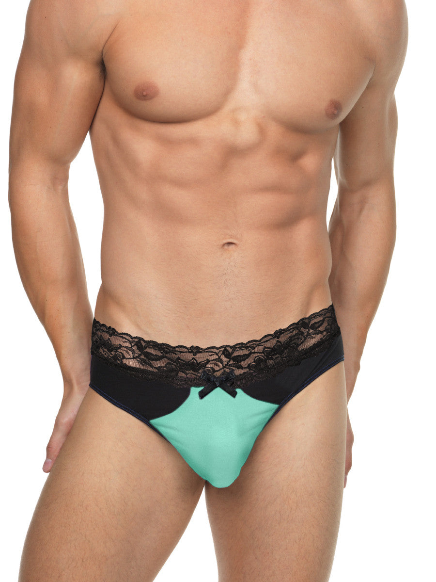 Color Block Panty  Mint