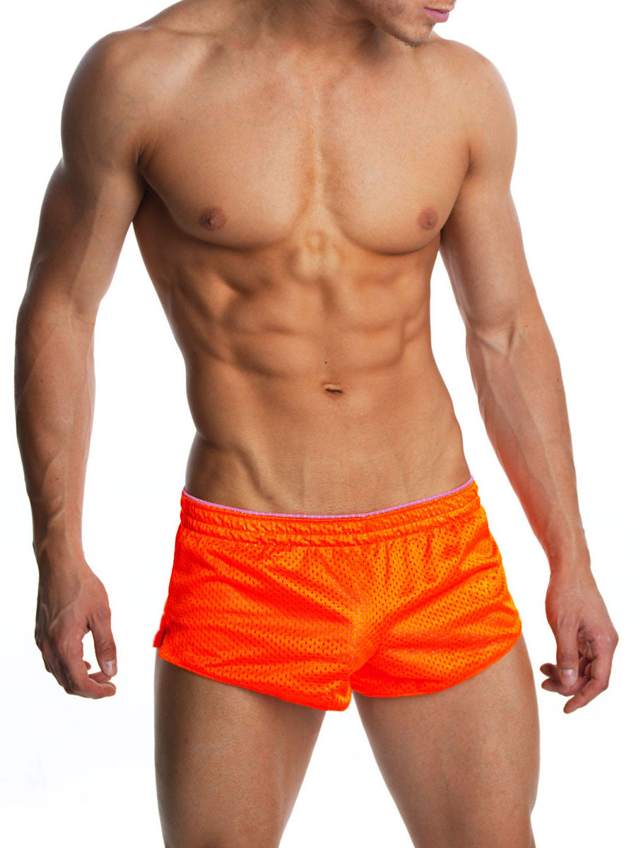 Double Your Pleasure Reversible Neon Short Neon Orange