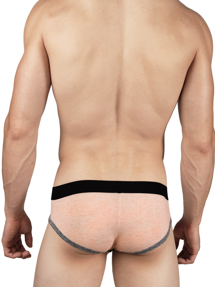 Men's pink vintage linen brief