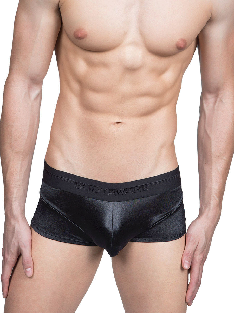 The Smooth Satin BodyBoxer Black