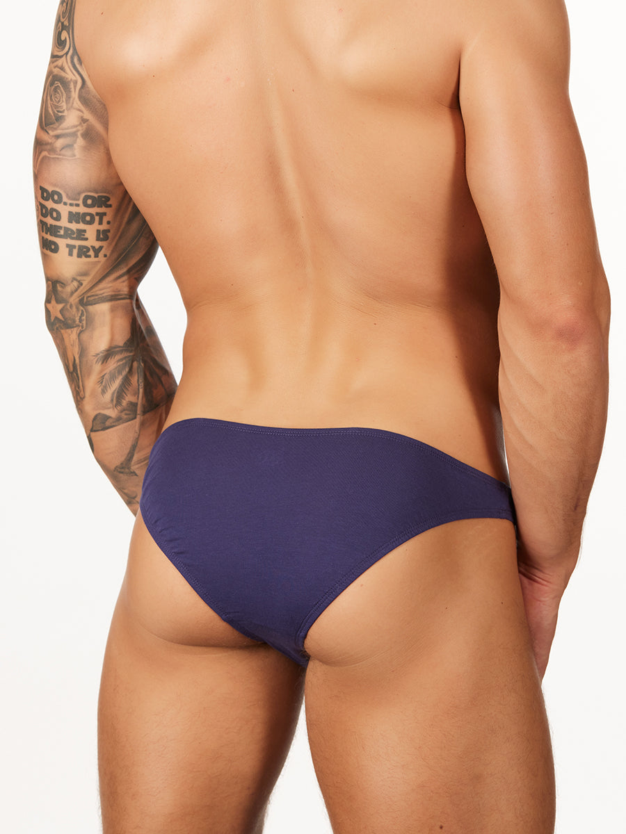 men's blue cotton briefs