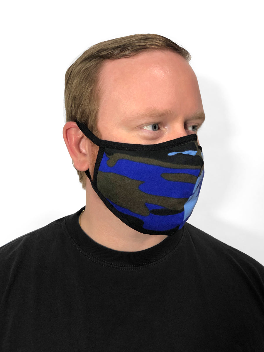 Men's camo face mask
