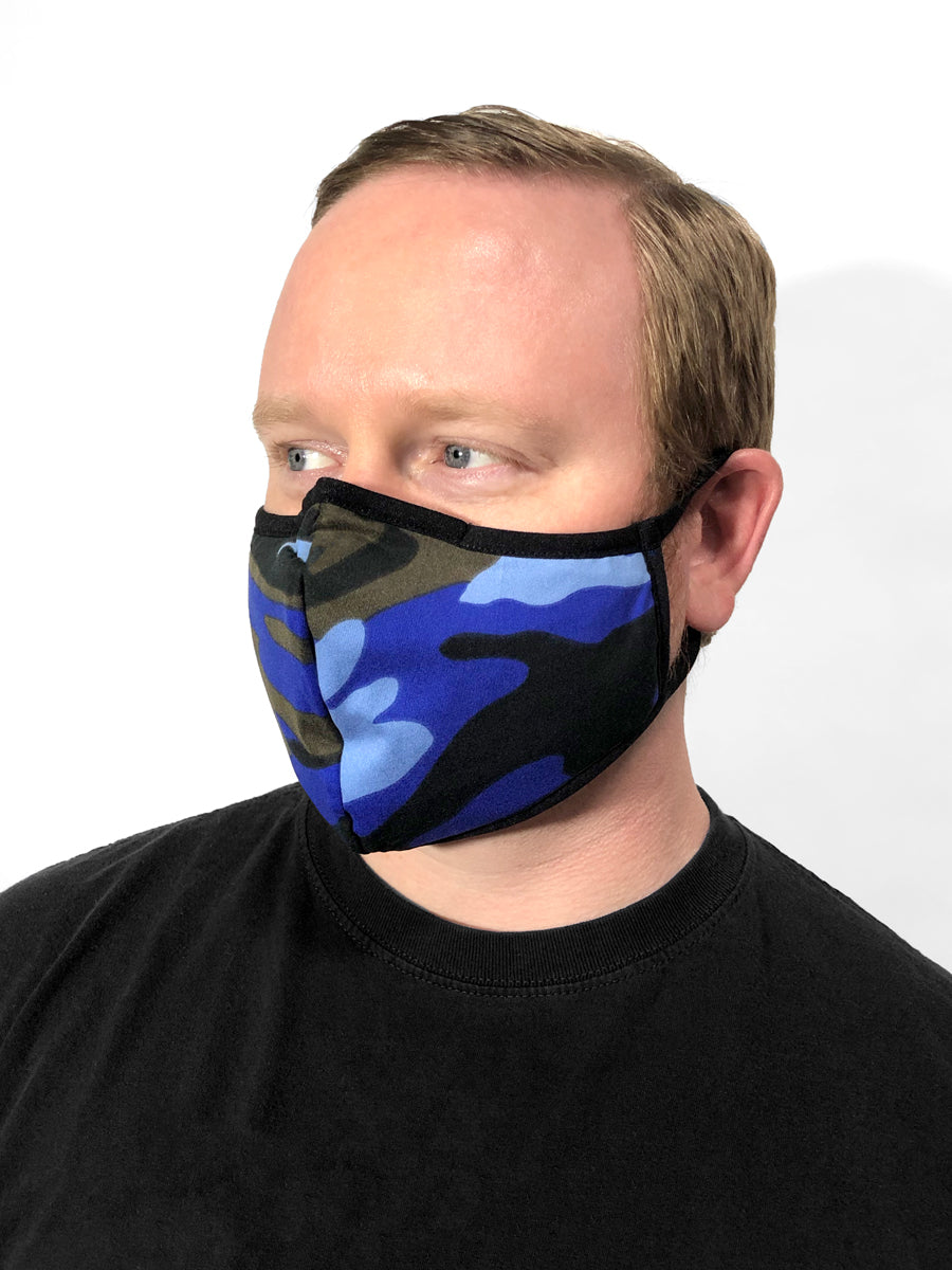 Men's camo face mask