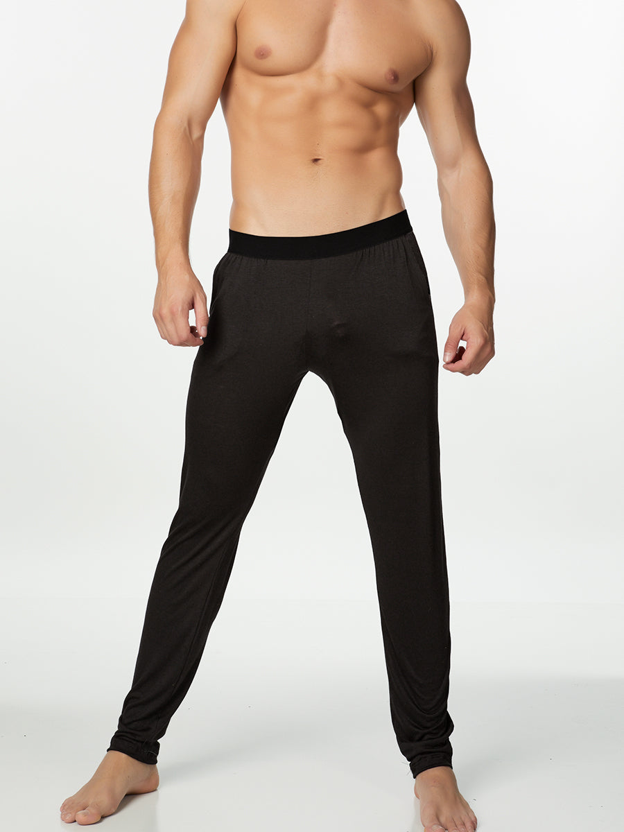 men's black jogging pants
