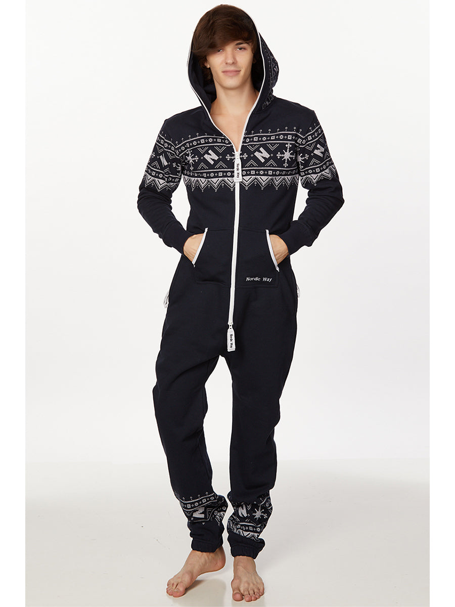 men's holiday onesie pajamas