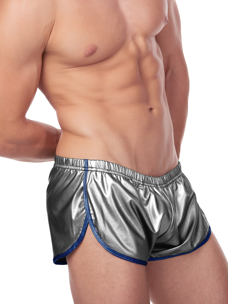 Metallic Track Shorts