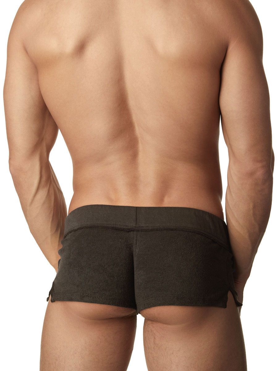Men's gray booty shorts