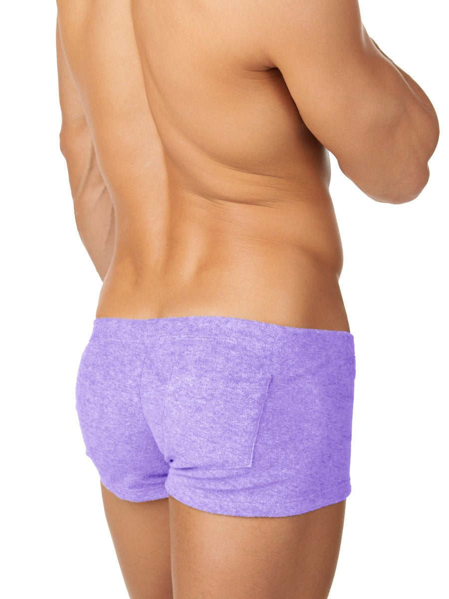 Men's Purple Terry Shorts