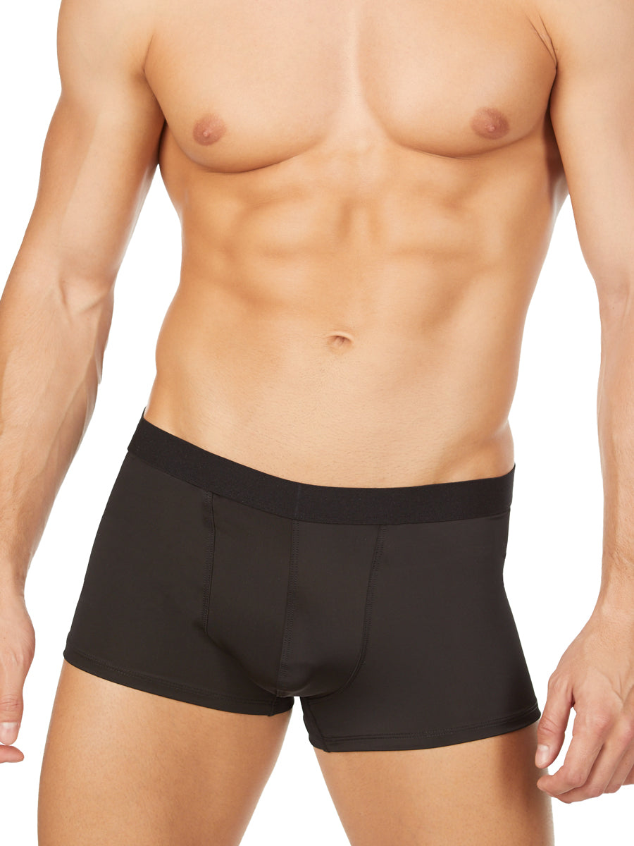 Men's Black Sports Shorts With Pocket