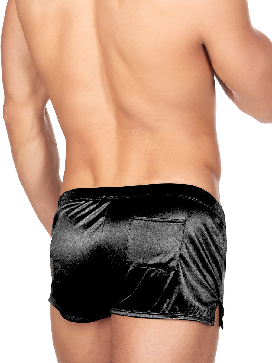 Glossy Satin Shorts