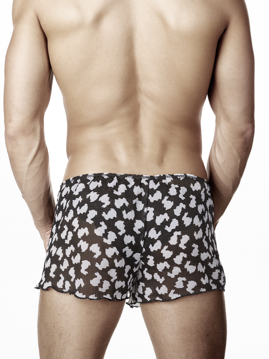 Men's bunny rabbit print boxers