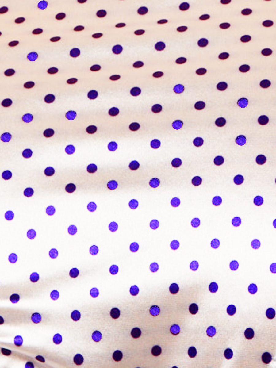 men's purple polka dot print g-string thong