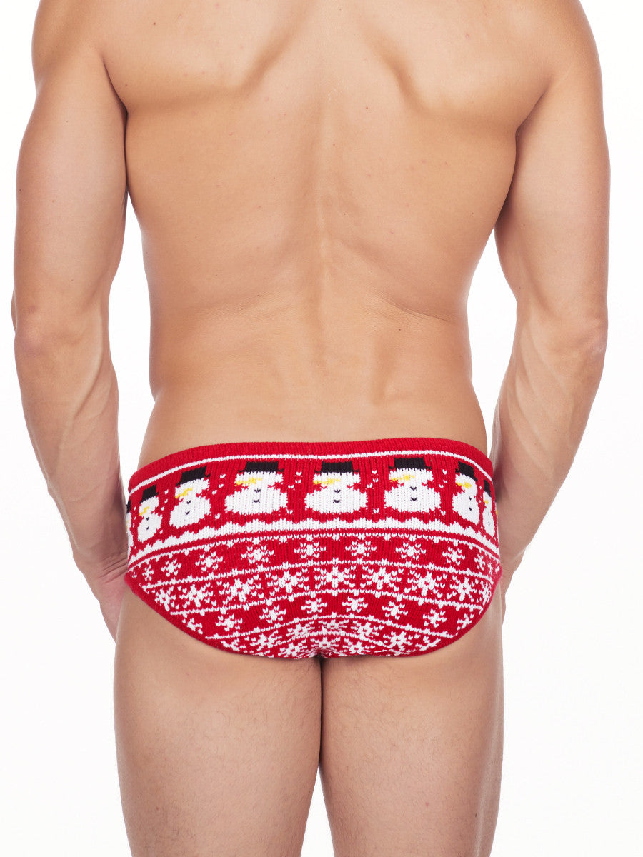 Snowman Knitted Brief